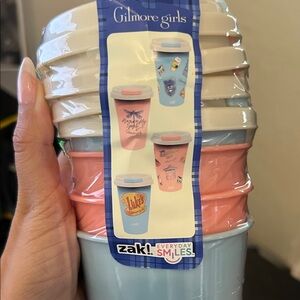 Gilmore Girls 4-Pack tumblers- Blue, Pink, Cream